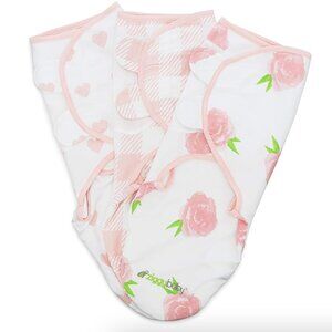 Ziggy Baby Bundle of 3 Cotton infant swaddles 0-3 months EUC